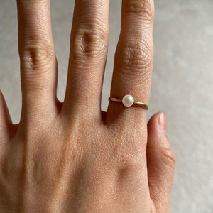 Gold 14k pearl ring